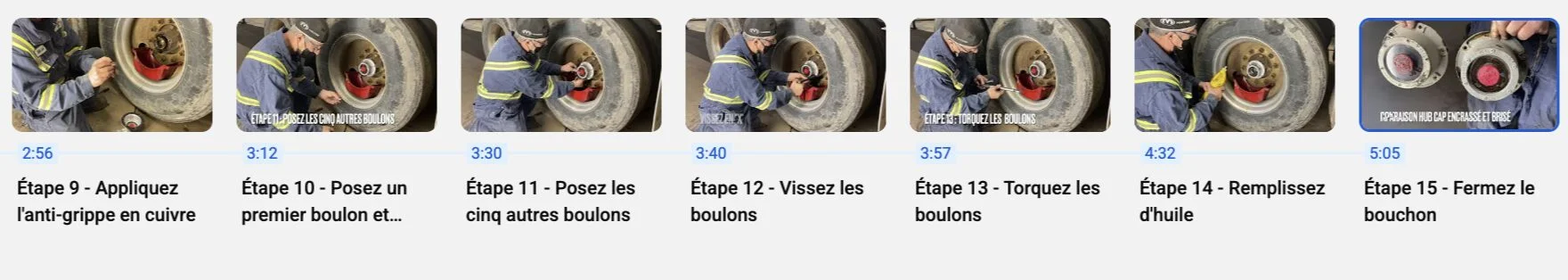 15 étapes pour changer un Hub Cap Stemco sur une remorque 53 pieds