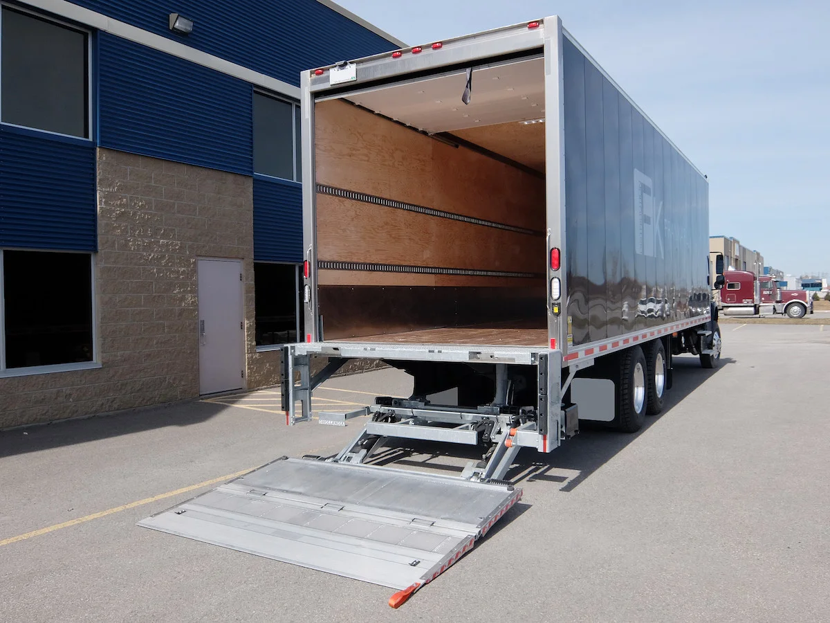 Dhollandia fold-away liftgate serviced by CANVEC