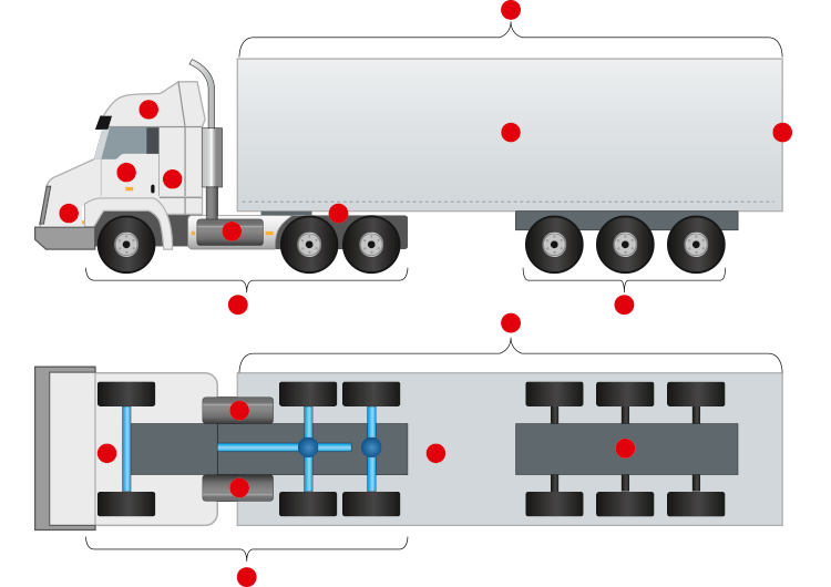 Roadside service truck and trailer repair