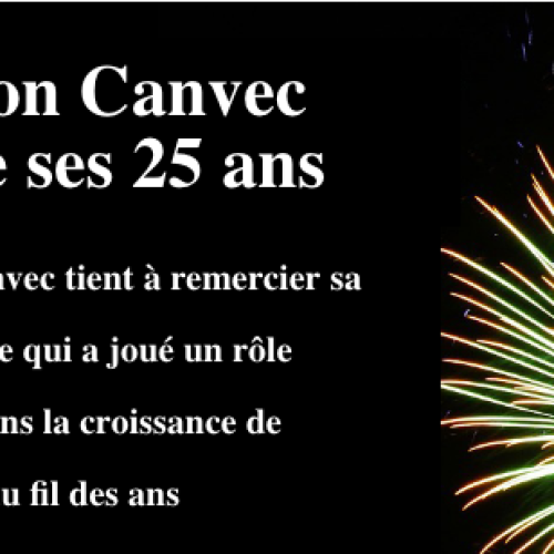 Location Canvec 25 ans